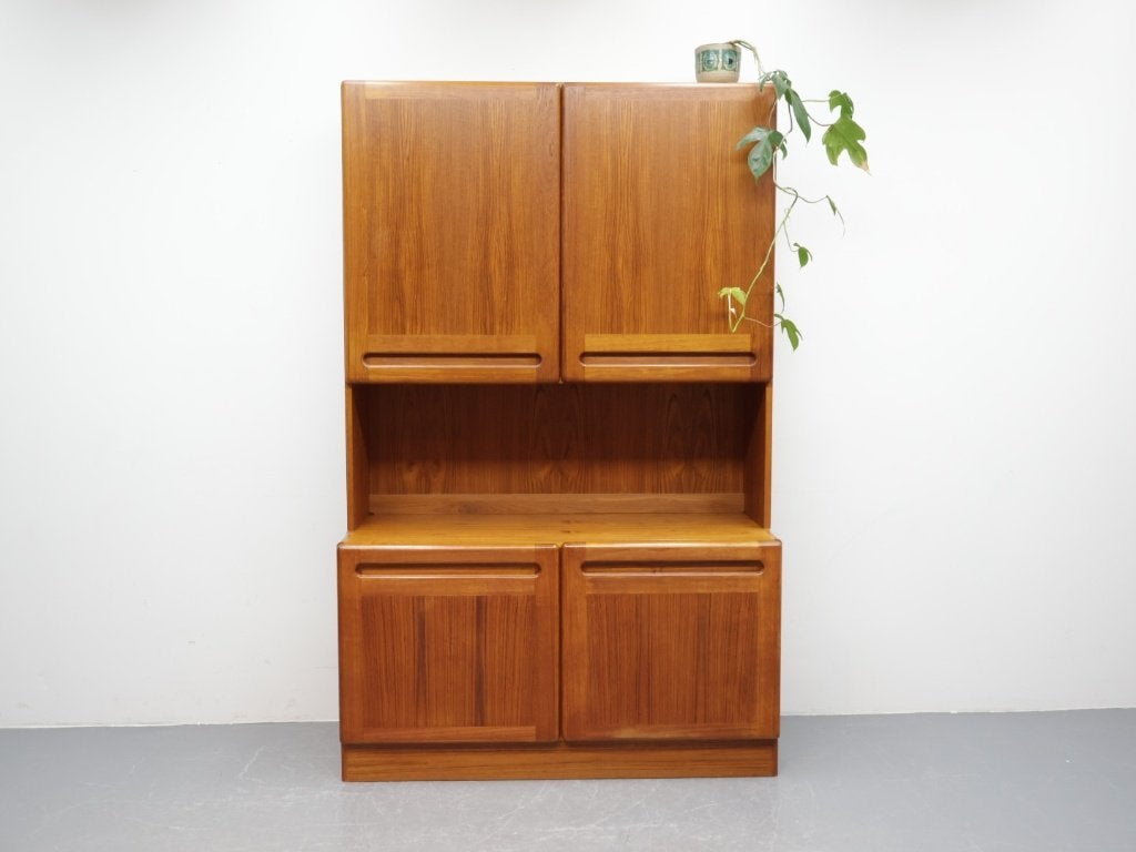 Vintage wandmeubel | Teak | Deens, Ophalen, Met deur(en), Erik Jacobsen, Teakhout