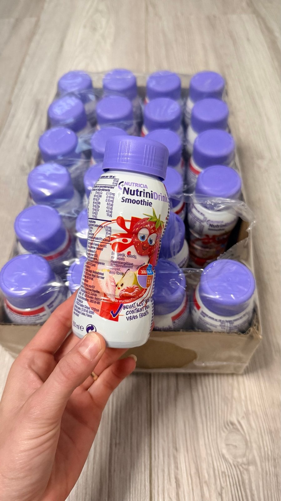 Nutricia nutrinidrink smoothie rode vruchten houdbaar 8/11, Ophalen of Verzenden