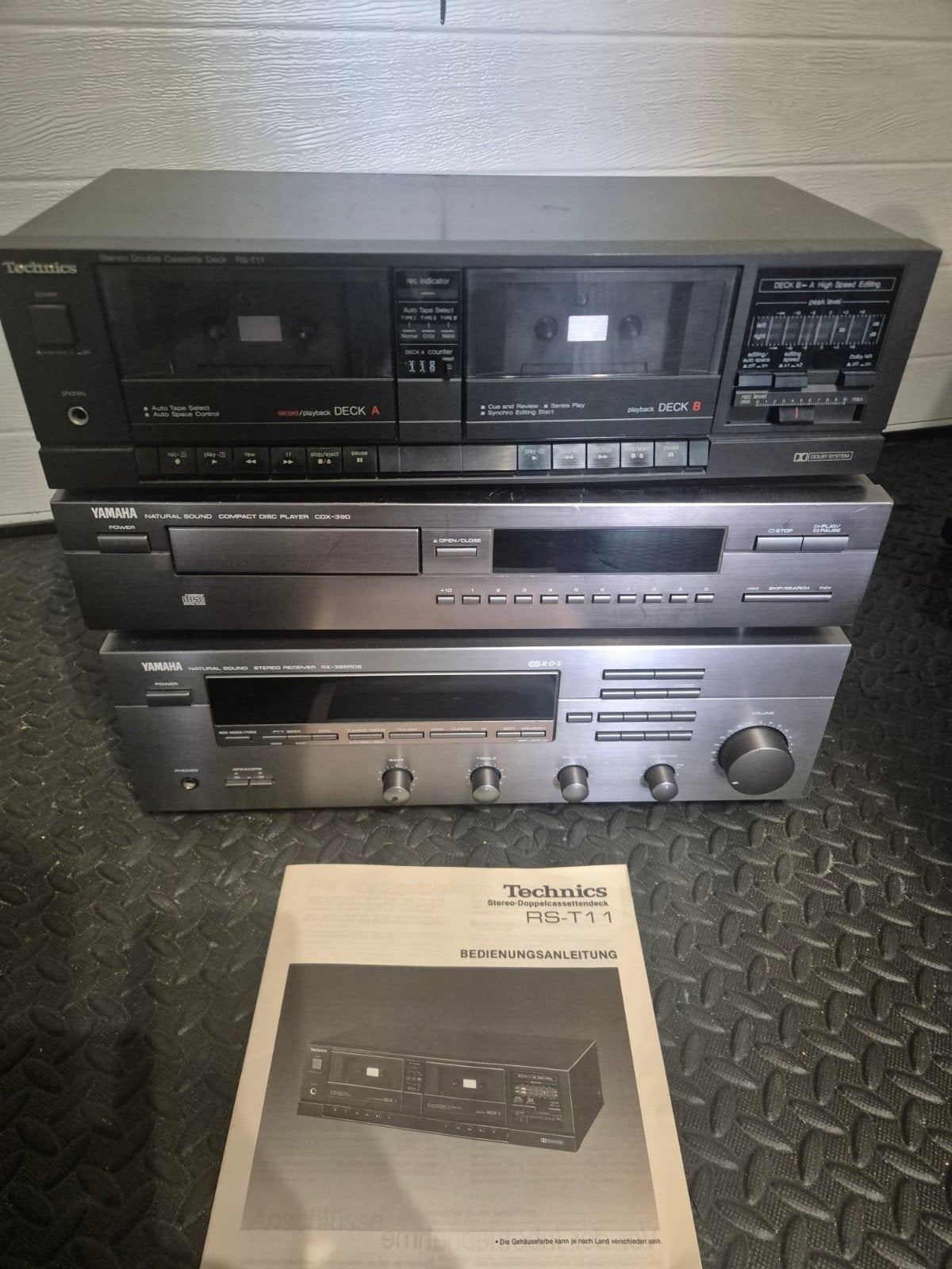 Technics & Yamaha Hifi Set met Speakers, Gebruikt, Losse componenten, Tuner of Radio, Ophalen