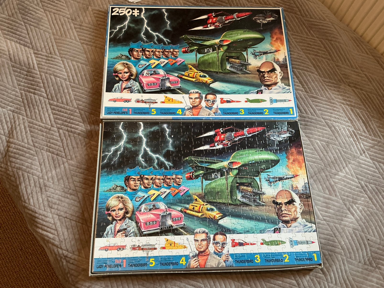 Thunderbirdpuzzel. Ophalen., Hobby en Vrije tijd, Denksport en Puzzels, Ophalen, 500 t/m 1500 stukjes, Zo goed als nieuw