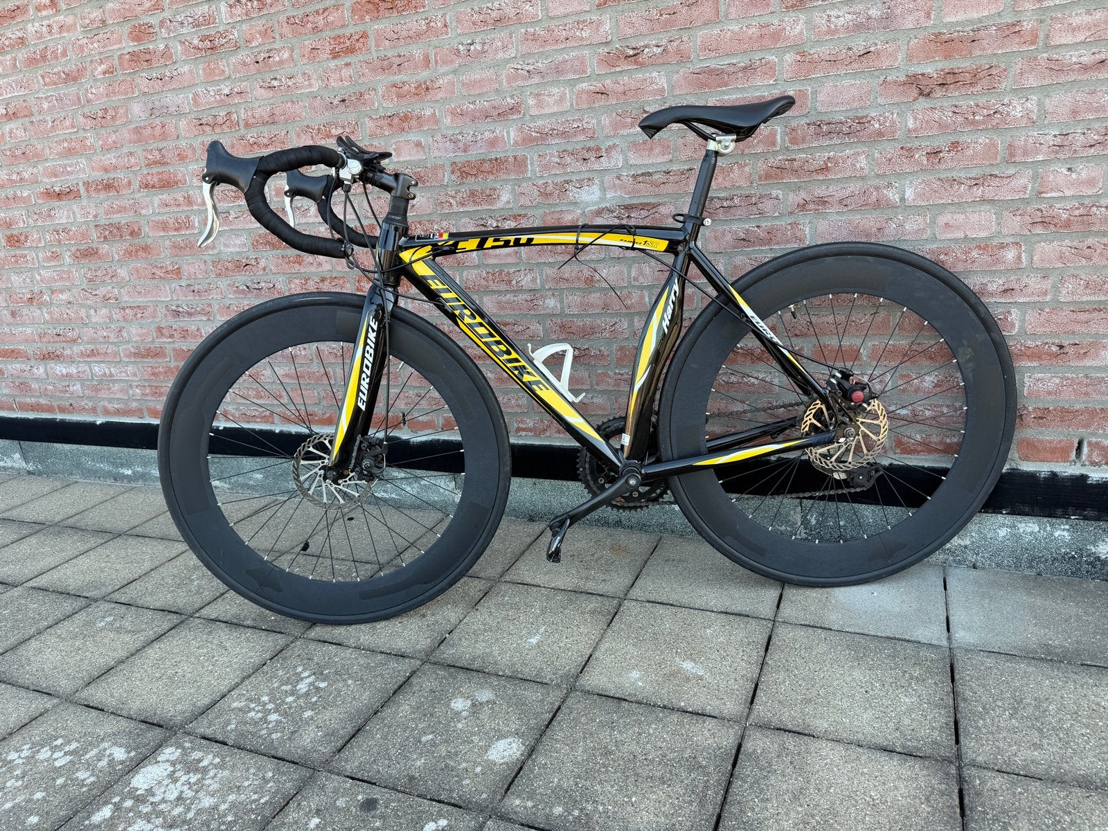 Racefiets Eurobike met disk break, Fietsen en Brommers, Fietsen | Racefietsen, 28 inch, Gebruikt, Heren, Aluminium