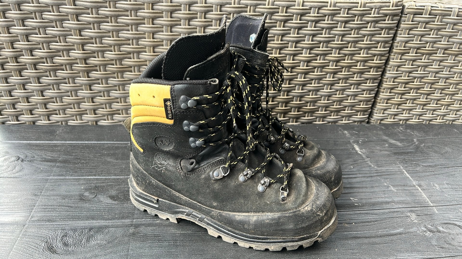 Haix protector maat 45, Ophalen of Verzenden, Zo goed als nieuw, Zwart, Boots