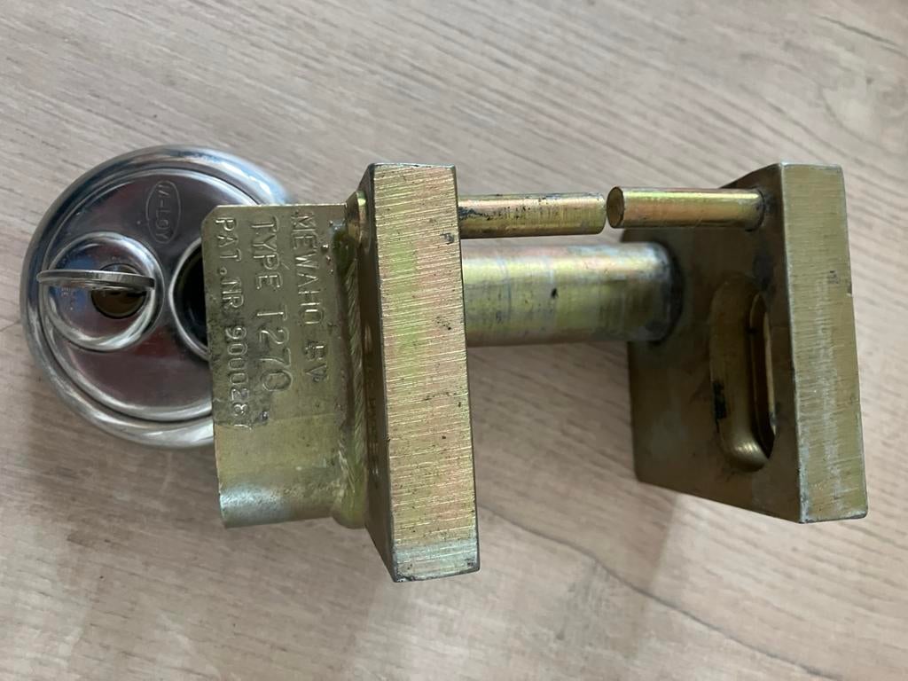 Disselslot MEWAHO BV Type T 270, Ophalen, Zo goed als nieuw