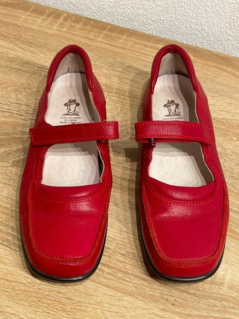 Panama Jack Mary Jane schoenen rood, maat 38, Vintage, nieuw, Ophalen of Verzenden, Zo goed als nieuw, Panama Jack, Panama Jack
