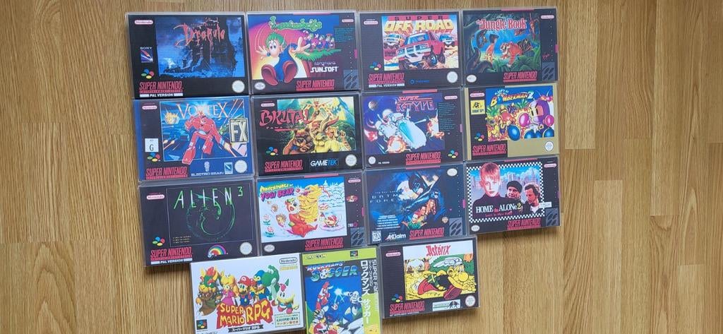 Snes / super Famicom games / opbergdoos, Ophalen of Verzenden