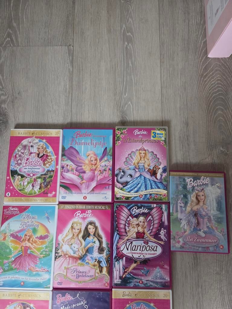 Barbie - 13x dvd, Cd's en Dvd's, Dvd's | Kinderen en Jeugd, Alle leeftijden, Ophalen of Verzenden, Gebruikt