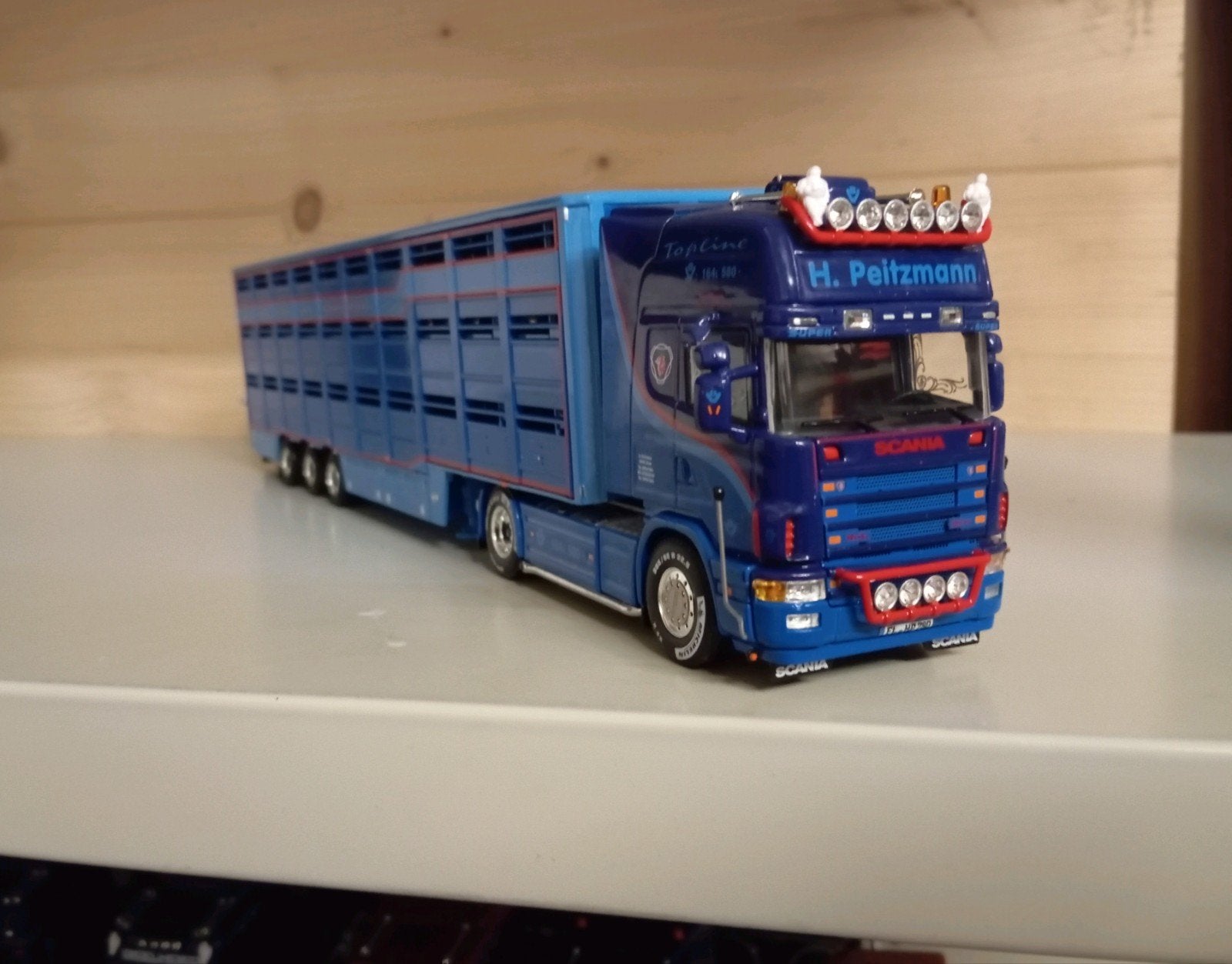 Scania 164 H. Peitzmann WSI, Ophalen of Verzenden, Nieuw, Bus of Vrachtwagen, Wsi