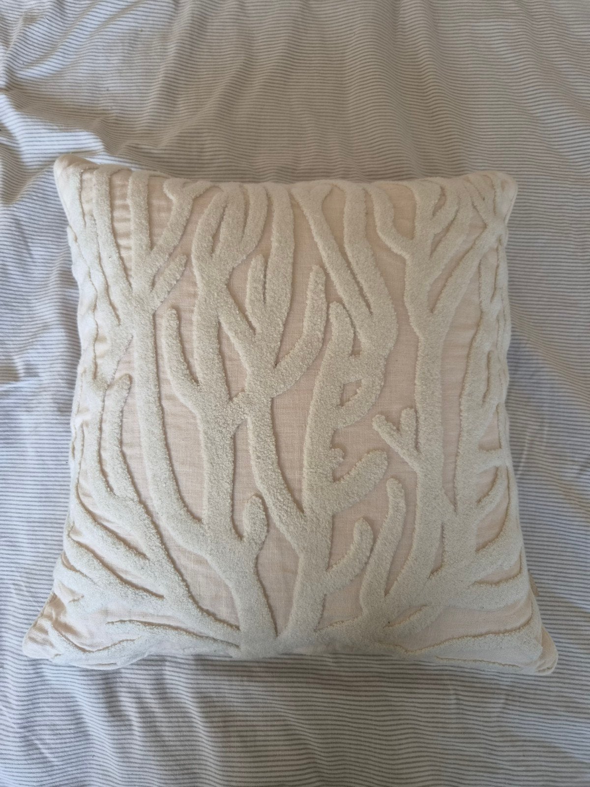 Palais Sierkussen Koraal - Crème/Beige, Ophalen, Overige merken, Beige, Met print