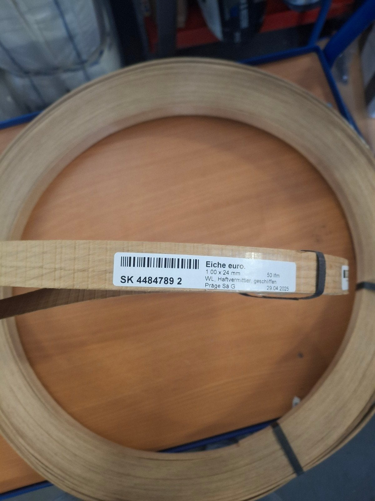 Eiken kantenband 100 x 24 mm - 50 lfm, Overige typen, Nieuw, Ophalen of Verzenden, Nvt