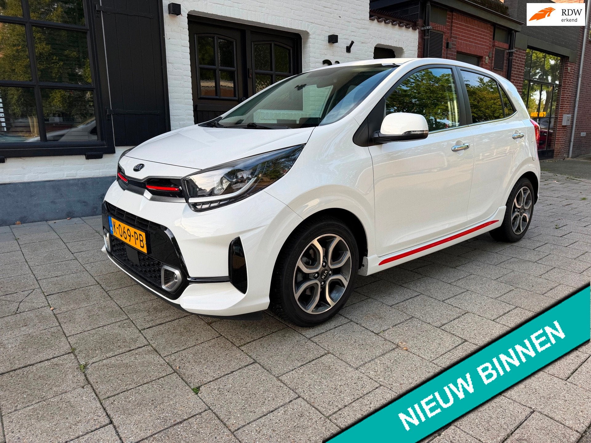 Kia Picanto 1.0 DPi GT-Line, Camera, Navi, Nw. Staat, Garant, Auto's, Voorwielaandrijving, Dealer onderhouden, Gebruikt, 4 stoelen