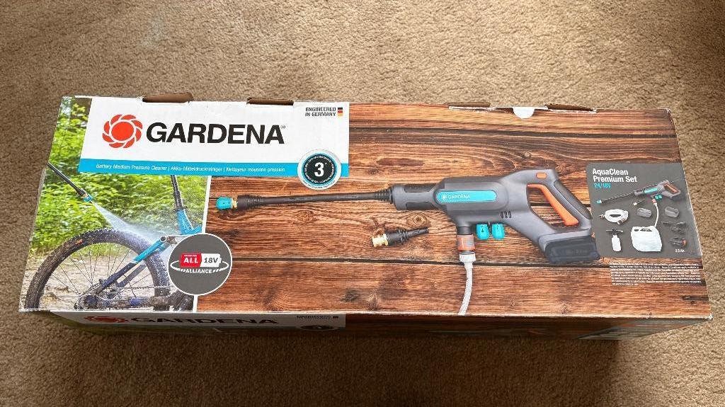 Gardena aquaclean premium set, Tuin en Terras, Ophalen of Verzenden, Zo goed als nieuw, Zwenksproeier