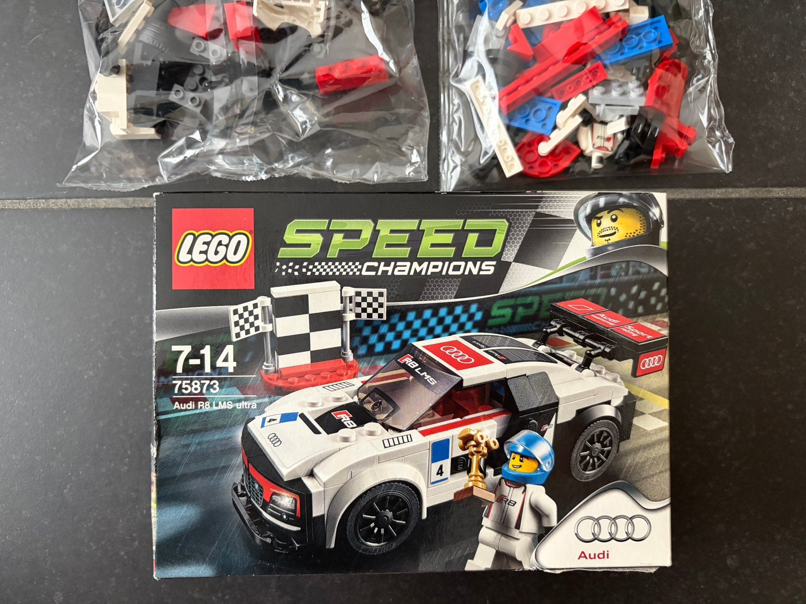 Doos geopend MAAR ZAKJES NIET ! Lego set Audi 75873 !, Ophalen, Lego, Nieuw, Speed Champions