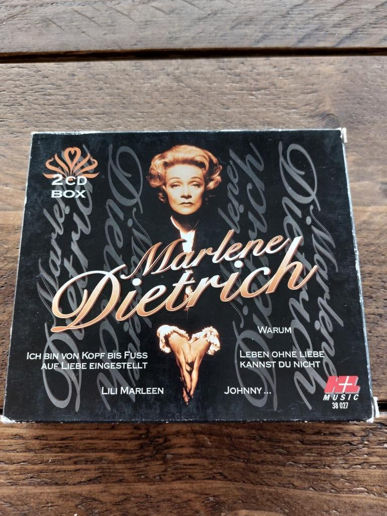 Dubbel CD Marlene Dietrich: Marlene Dietrich, Ophalen of Verzenden, 1940 tot 1960, Zo goed als nieuw, Jazz