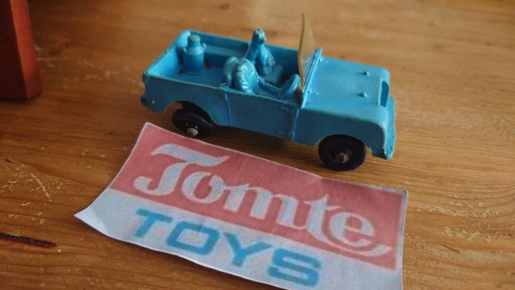 Tomte Laerdal Noorwegen nr.18 Landrover Speelgoedauto, Ophalen of Verzenden