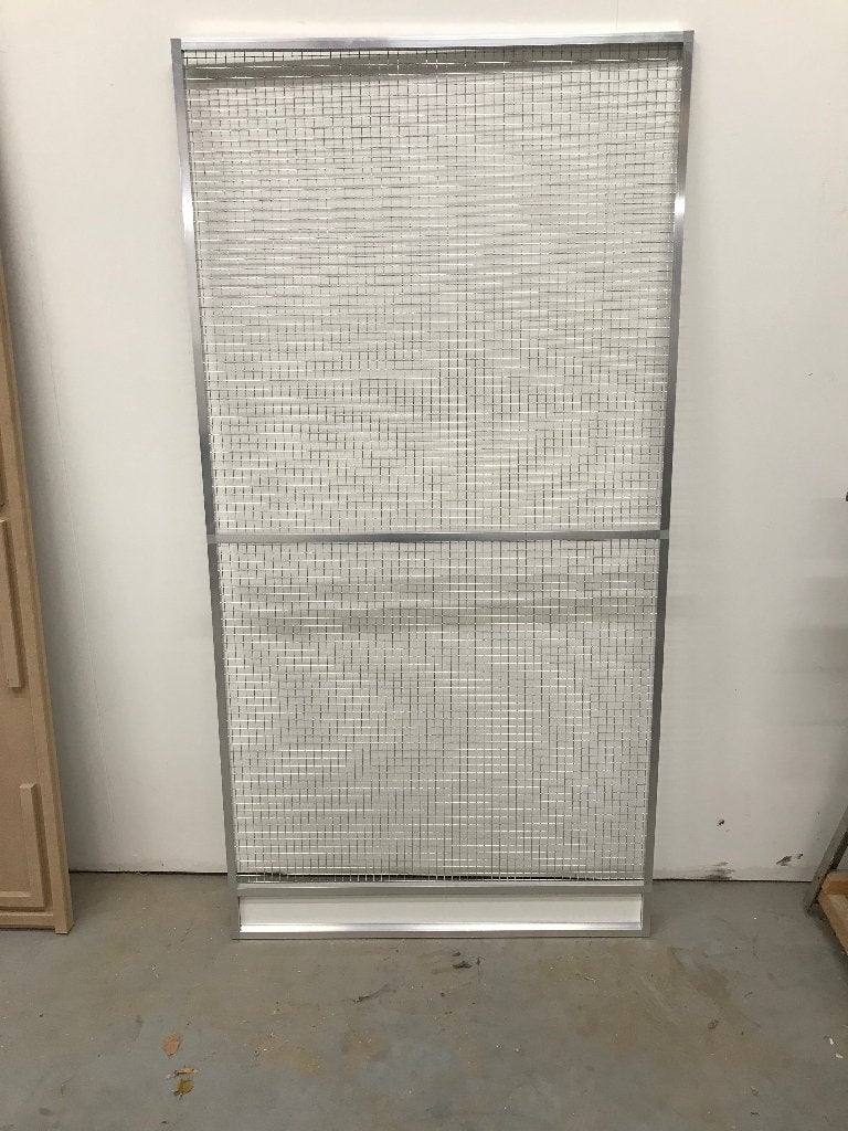 Volière panelen met morsrand nieuw| Gaaspanelen met morsrand, Dieren en Toebehoren, Ophalen of Verzenden, Nieuw, Aluminium, Vogelkooi