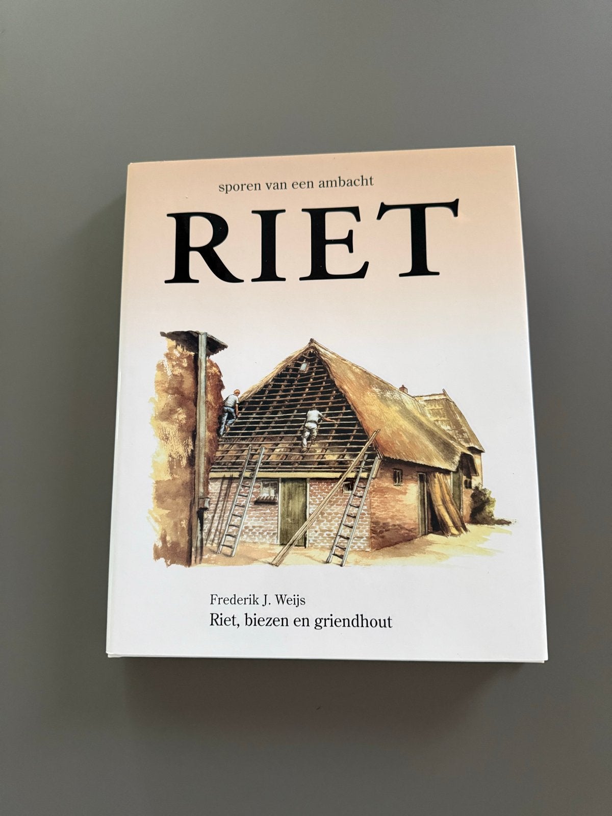 Riet: Sporen van een ambacht - Frederik J. Weijs, Ophalen of Verzenden, Zo goed als nieuw, Overige onderwerpen