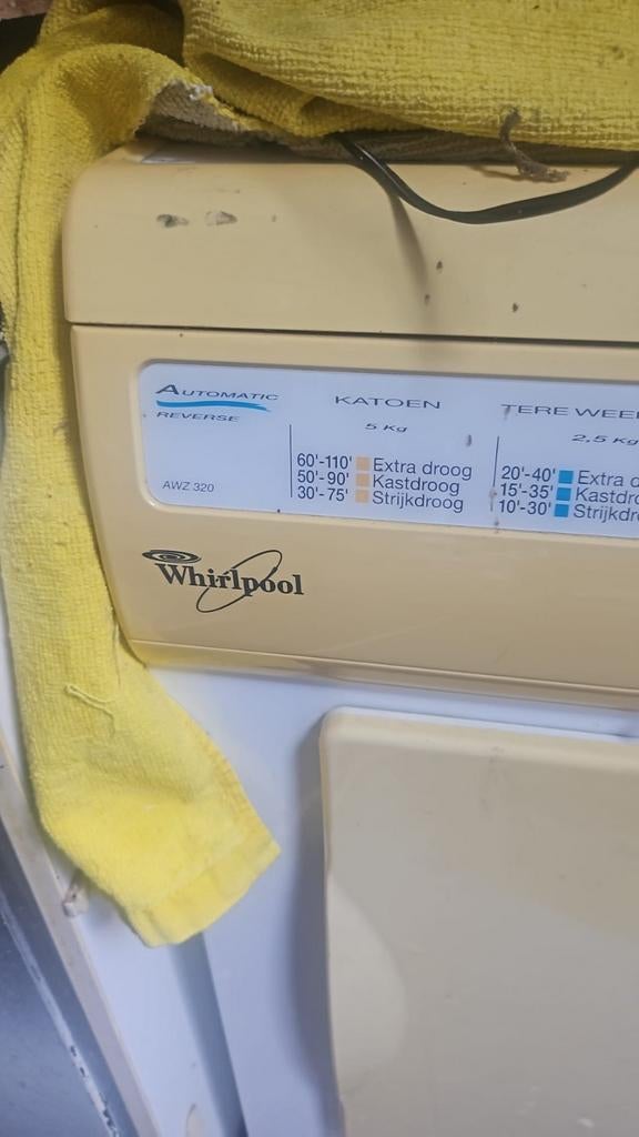 Whirlpool droogtrommel, Ophalen of Verzenden, Mobiele airco, Minder dan 60 m³, 3 snelheden of meer