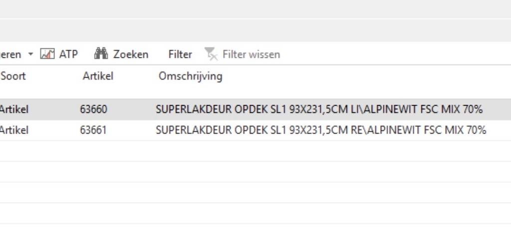 Nieuwe Superlak Binnendeur 93x231,5 cm wit, Ophalen, 80 tot 100 cm, 215 cm of meer, Binnendeur