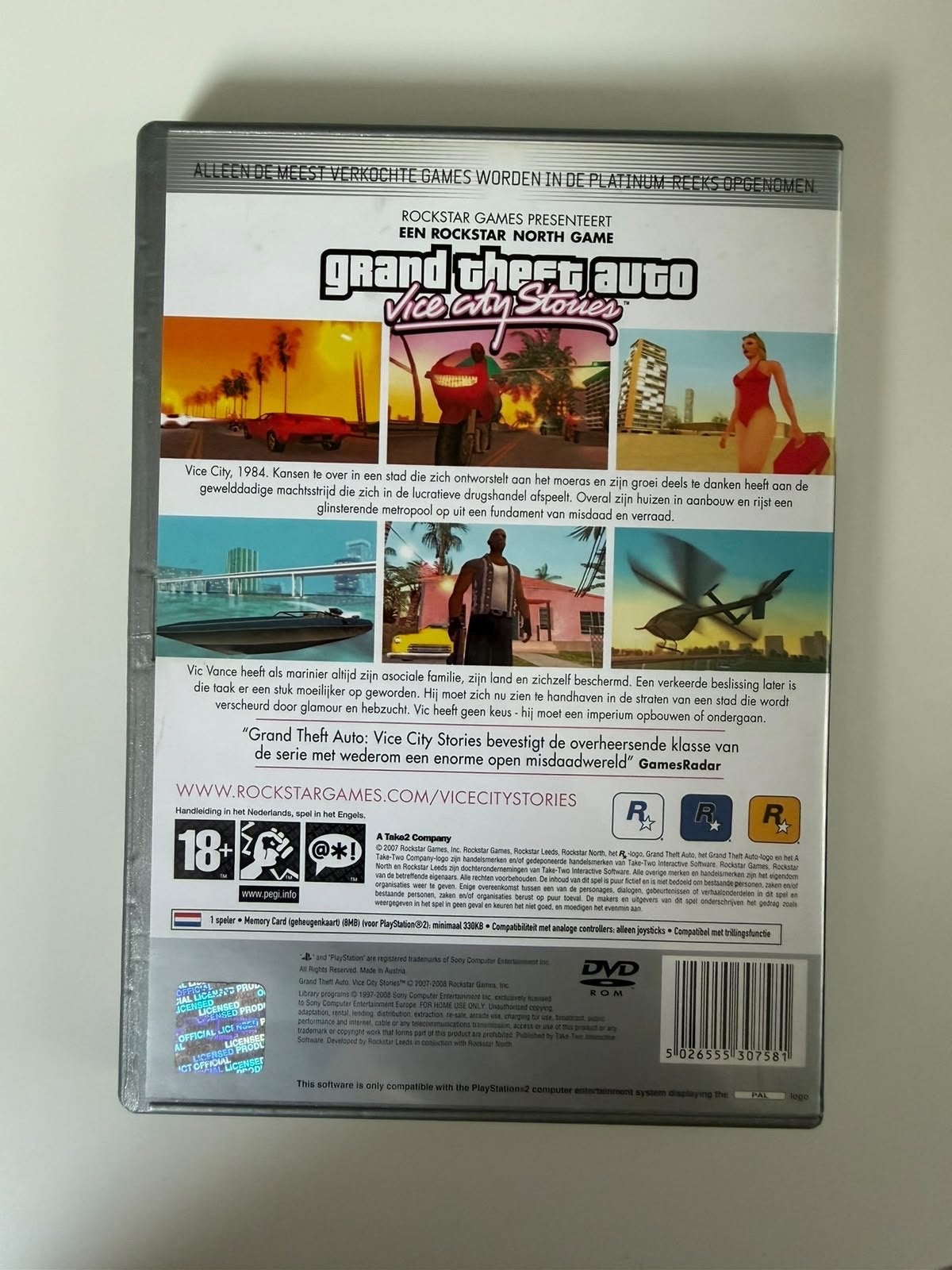 PS2 Game: GTA Vice City Stories (Compleet met boekje), Spelcomputers en Games, Games | Sony PlayStation 2, Avontuur en Actie, Gebruikt