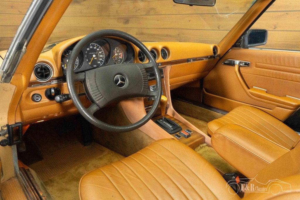 Mercedes 450 SL Cabriolet | 1979, Automaat, Achterwielaandrijving, 2 stoelen, Open dak