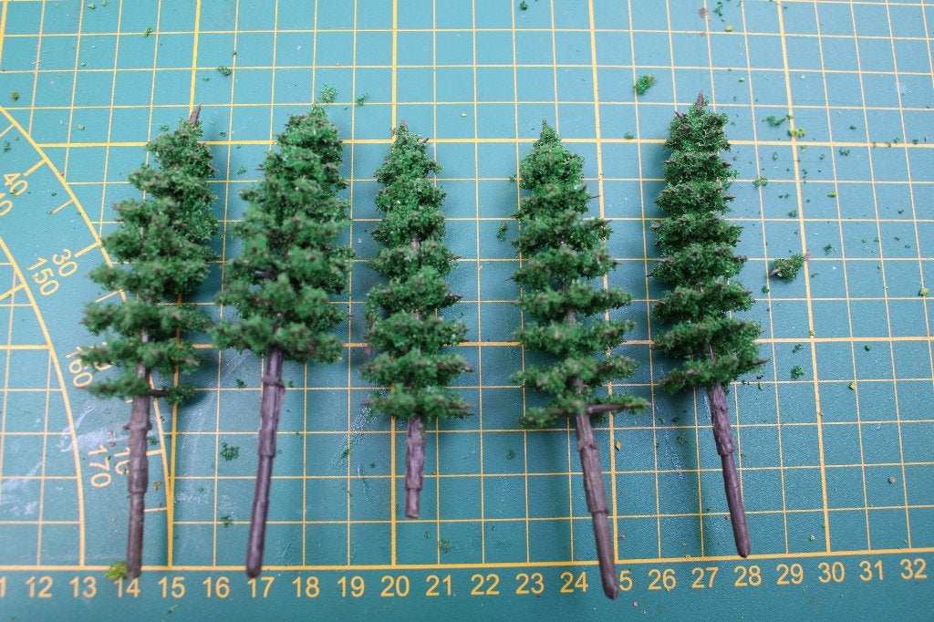 bomen   lot   21  , 5  stuks, Hobby en Vrije tijd, Modeltreinen | H0, Ophalen of Verzenden, Gelijkstroom of Wisselstroom, Natuur