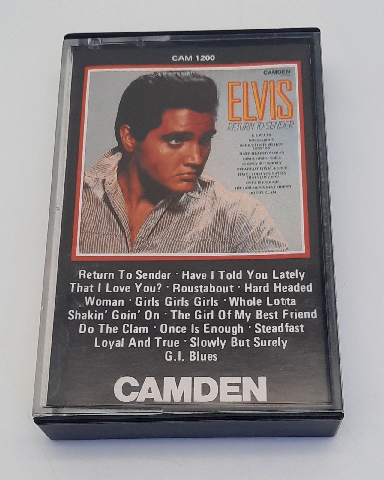 Elvis Return to Sender Cassette bandje uit 1981, Cd's en Dvd's, Cassettebandjes, Gebruikt, 1 bandje, Ophalen of Verzenden, Origineel