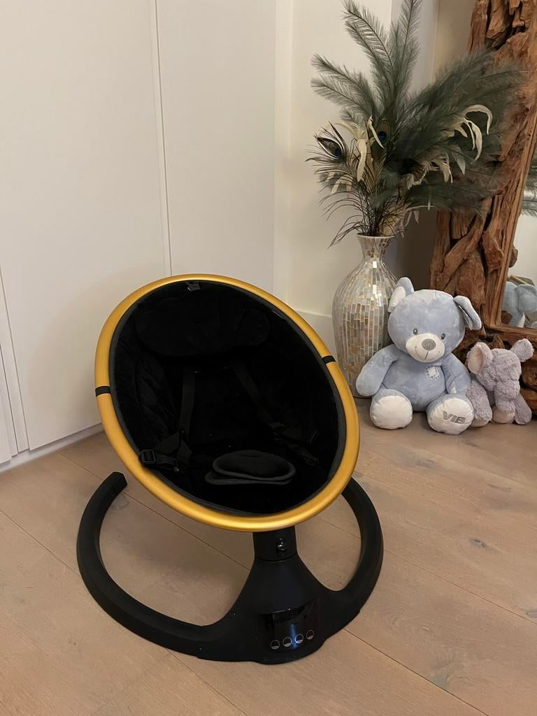 X Adventure rocco elektrische wipstoel Goud/Zwart, Kinderen en Baby's, Wipstoeltjes, Wipstoel, Ophalen, Overige merken, Met gordel(s) of riempje(s)