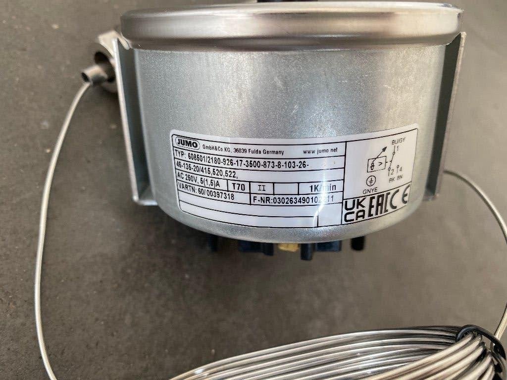 Temperatuurklok Ø80mm - frituur bakwand / Smitto visbak oven, Jumo, Verzenden, Nieuw, Rijnkade 18 Weesp