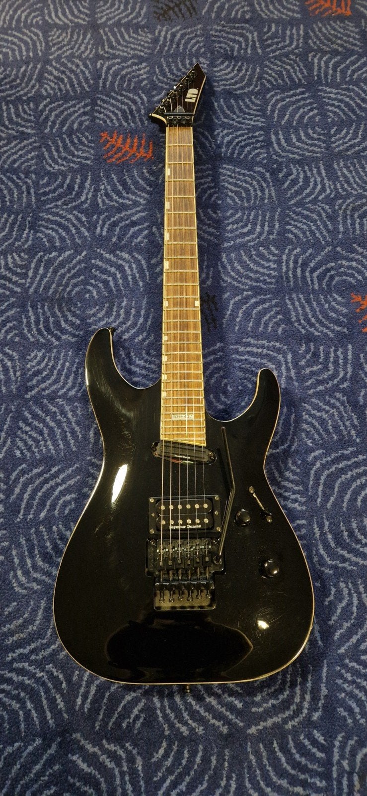 Zeldzame ESP LTD MH-427 elektrische gitaar met Floyd Rose, Ophalen, Gebruikt, Solid body, Overige merken
