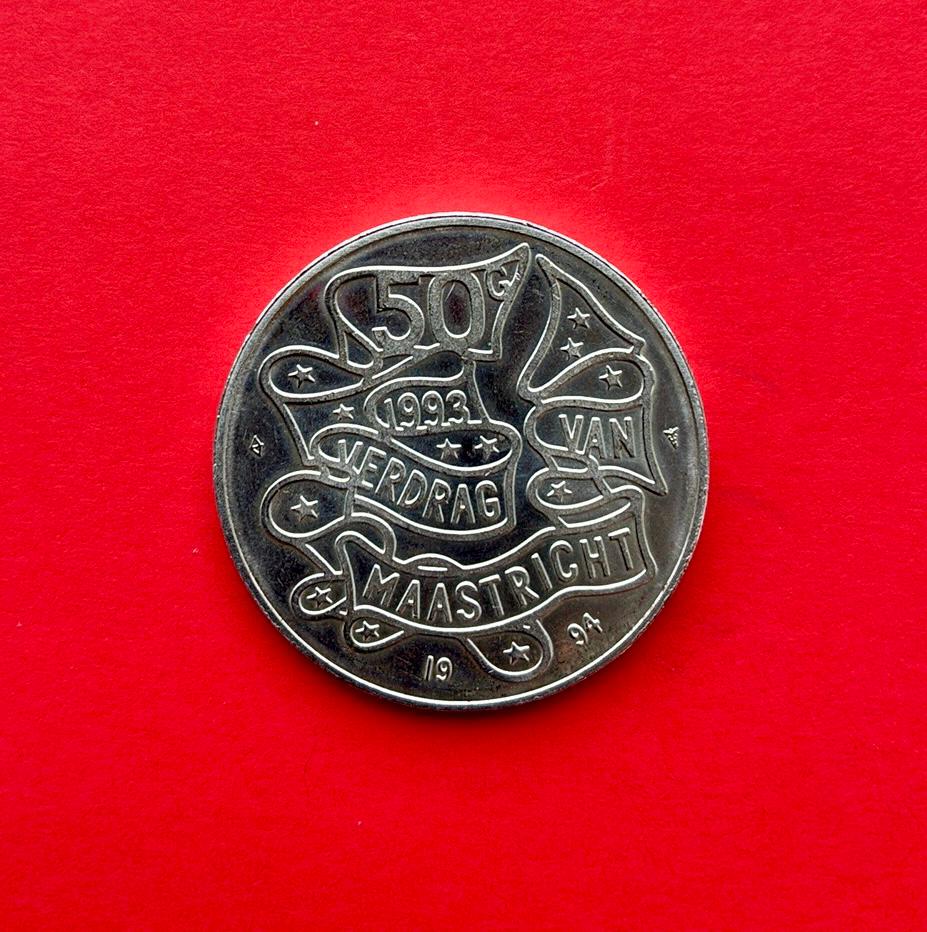 50 gulden munt 1994, Ophalen of Verzenden, Koningin Beatrix, 50 gulden