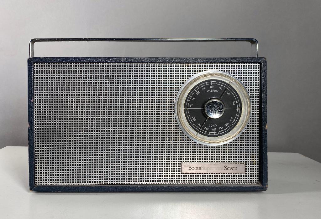 Boots Supertone Seven transistor radio, Ophalen, Gebruikt, Transistorradio