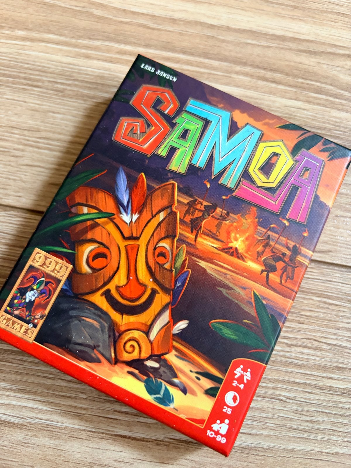 Samoa Bordspel - 999 Games - Zo goed als nieuw, Drie of vier spelers, Ophalen of Verzenden, Zo goed als nieuw