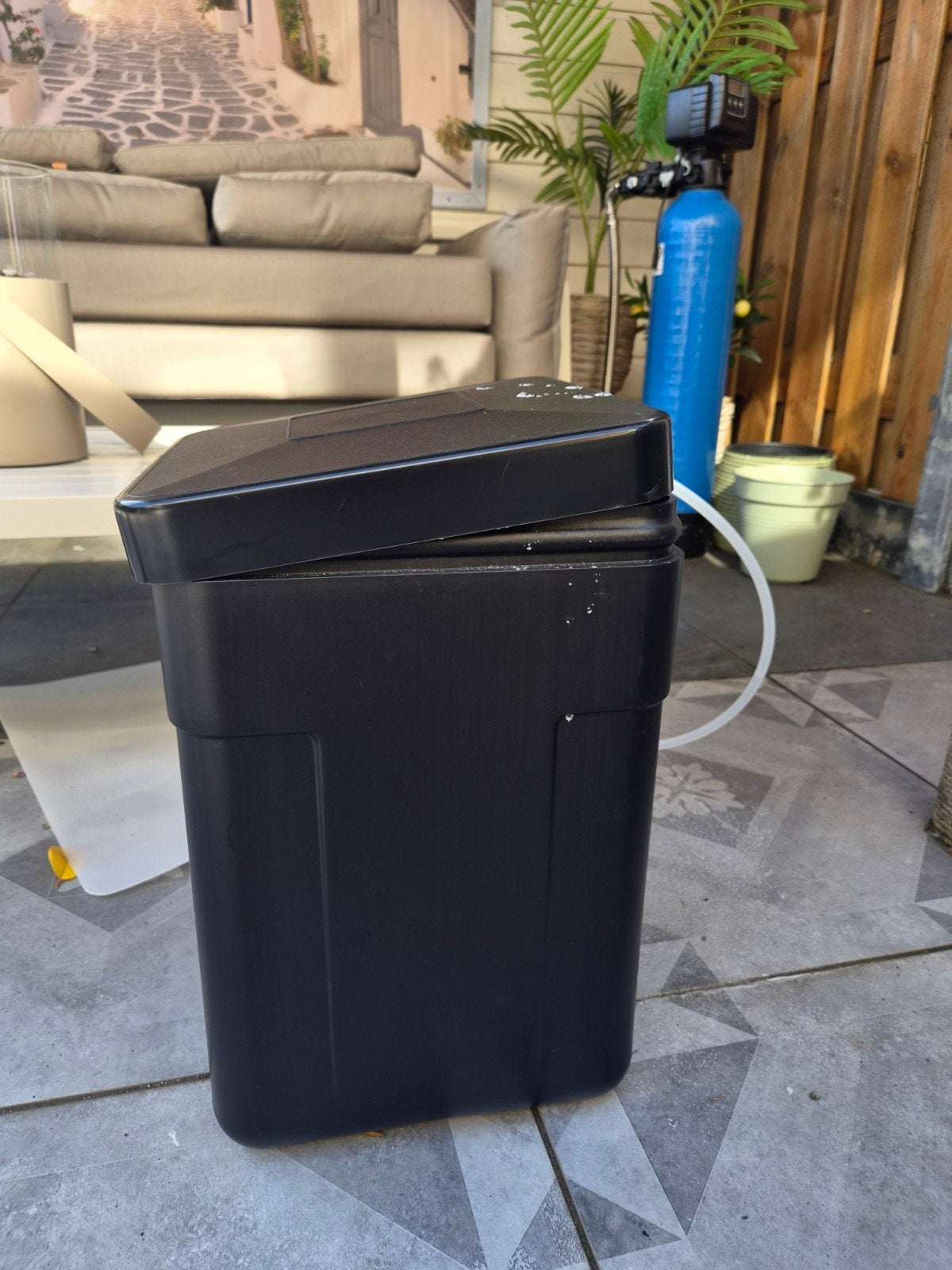 Waterontharder Euro Twin 14 liter - Zacht water voor thuis, Ophalen, Gebruikt, Waterontharder met zout