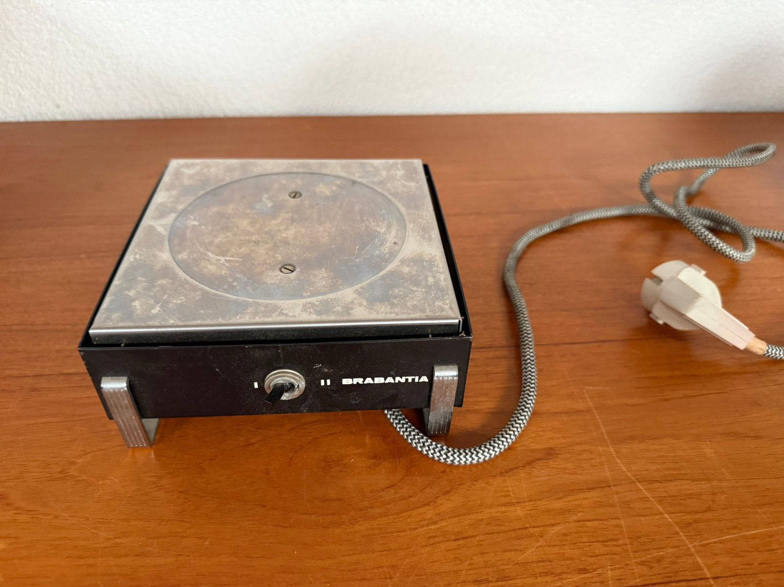Brabantia vintage warmhoud plaatje, Ophalen of Verzenden, Zo goed als nieuw