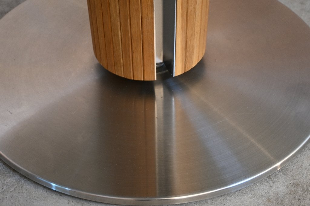 ZGANieuw fraaie Bree's New World Steely design tafel, Overige materialen, 200 cm of meer, Zo goed als nieuw, Vijf personen of meer
