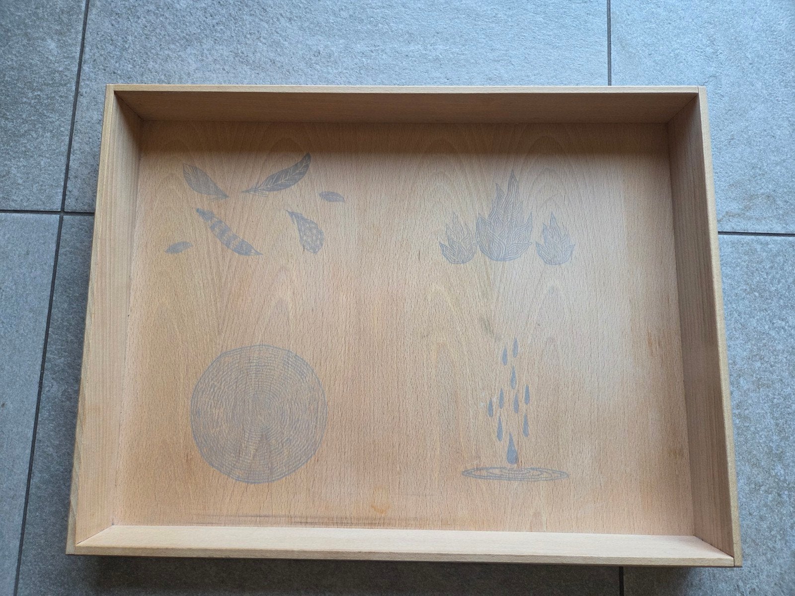 Grapat houten speelbak 45x60 cm, Ophalen, Zo goed als nieuw, Jongen of Meisje