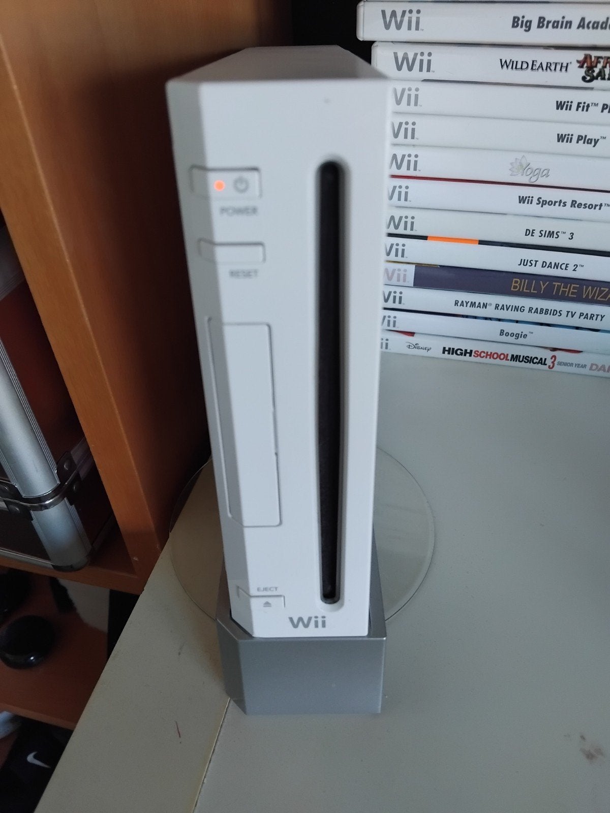 WII met toebehoren en spellen, Spelcomputers en Games, Ophalen, Zo goed als nieuw, Met 3 controllers of meer, Met games