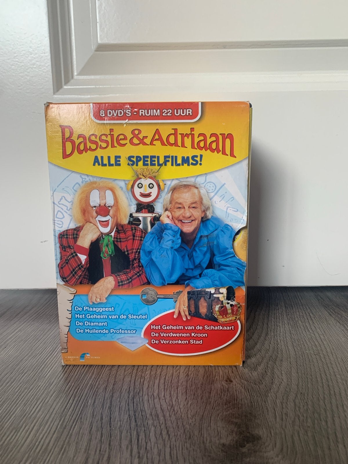 Bassie & Adriaan: Alle Speelfilms! (8 DVD's), Alle leeftijden, Zo goed als nieuw, Familie, Box/collectie