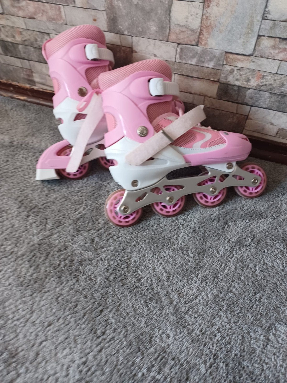 Roze rolschaatsen maat 38-41, Sport en Fitness, Schaatsen, Ophalen, Zo goed als nieuw, Kunstschaatsen, Nijdam
