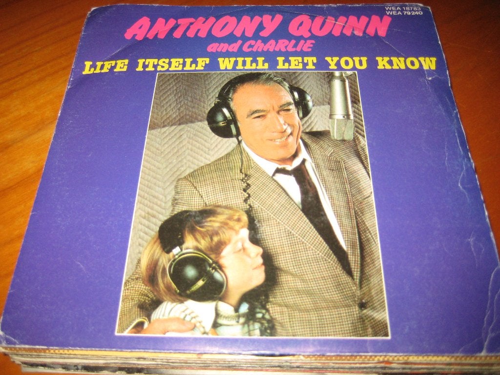 Anthony Quinn +Charlie: Life itselfs will let you know, Ophalen of Verzenden, Zo goed als nieuw, Pop
