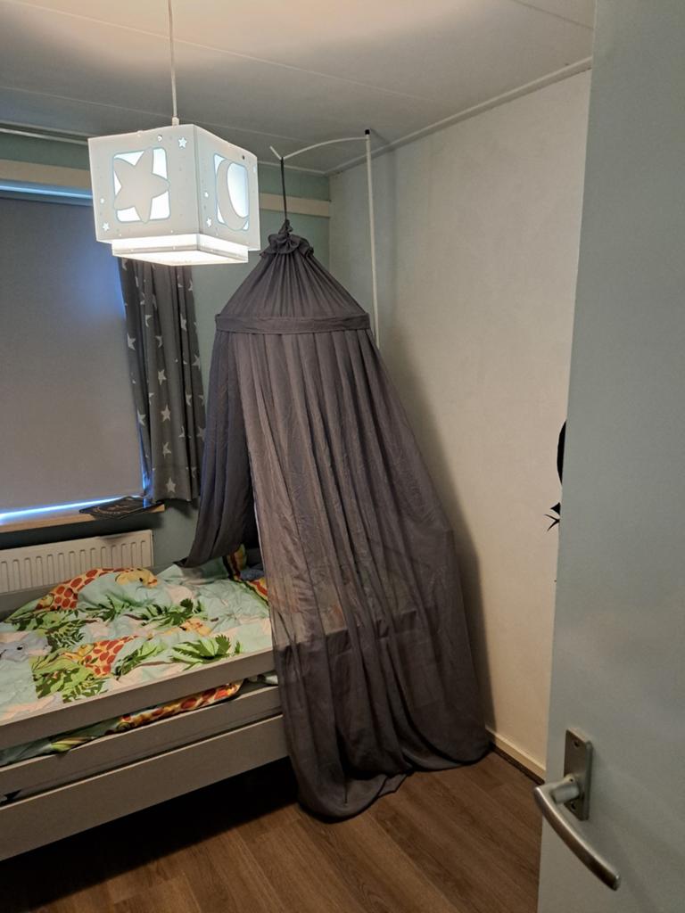 Baby klamboe grijs, Ophalen, Zo goed als nieuw, Minder dan 140 cm, 70 tot 85 cm