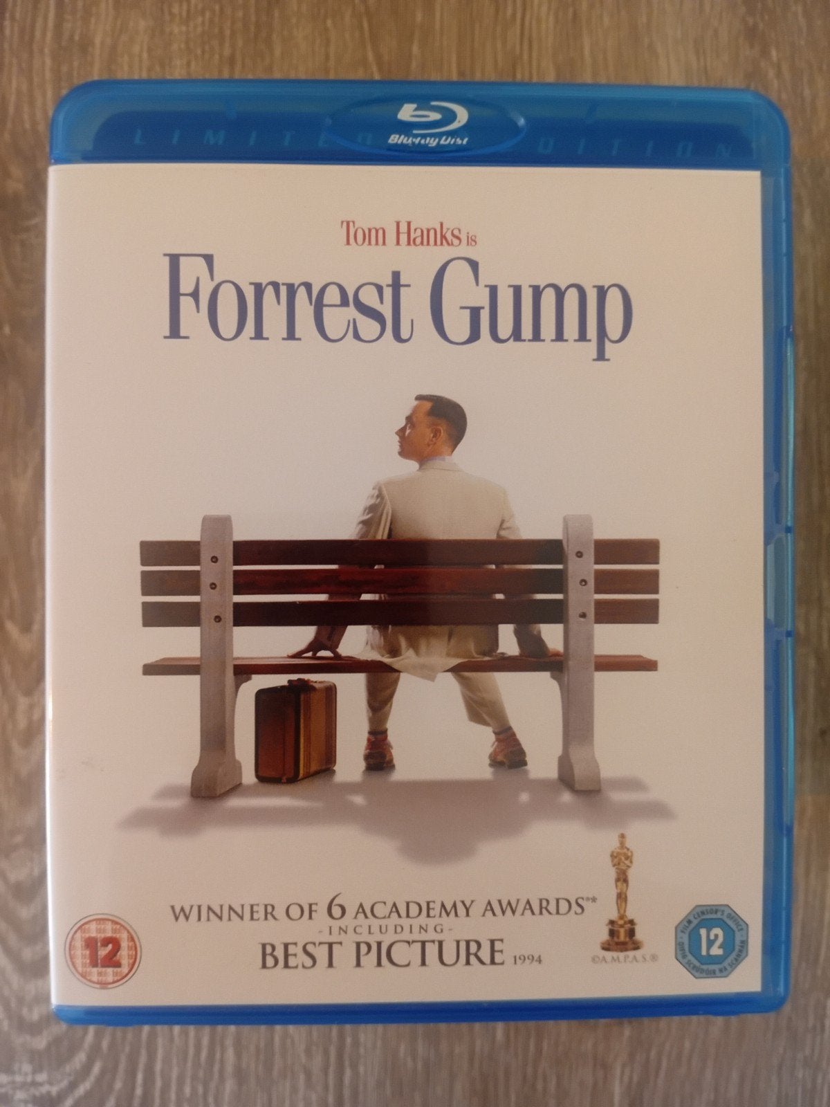 Forrest Gump Blu-ray - Limited Edition, Inclusief extra's, Film, Ophalen of Verzenden, Zo goed als nieuw