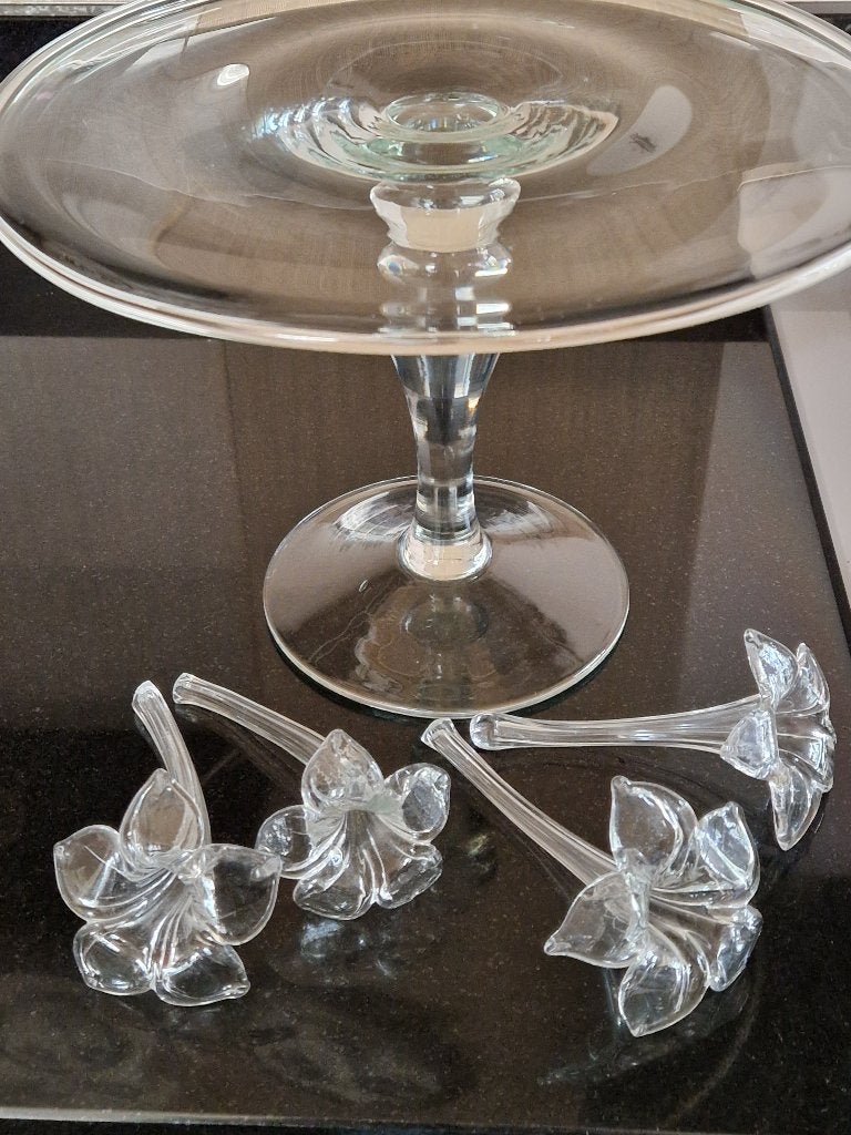 4x Epergne-Hoorn/Trompetvaasje/Liggende Tafelvaasjes, Ophalen of Verzenden