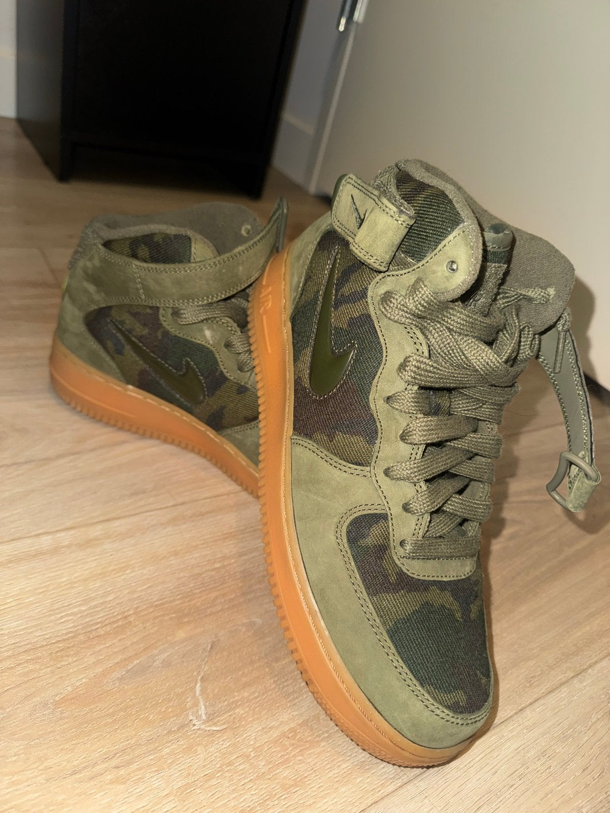 Nike Air Force 1 MidJewelCountry Camo France|Limited 2018, Ophalen of Verzenden, Zo goed als nieuw, Groen, Sneakers of Gympen
