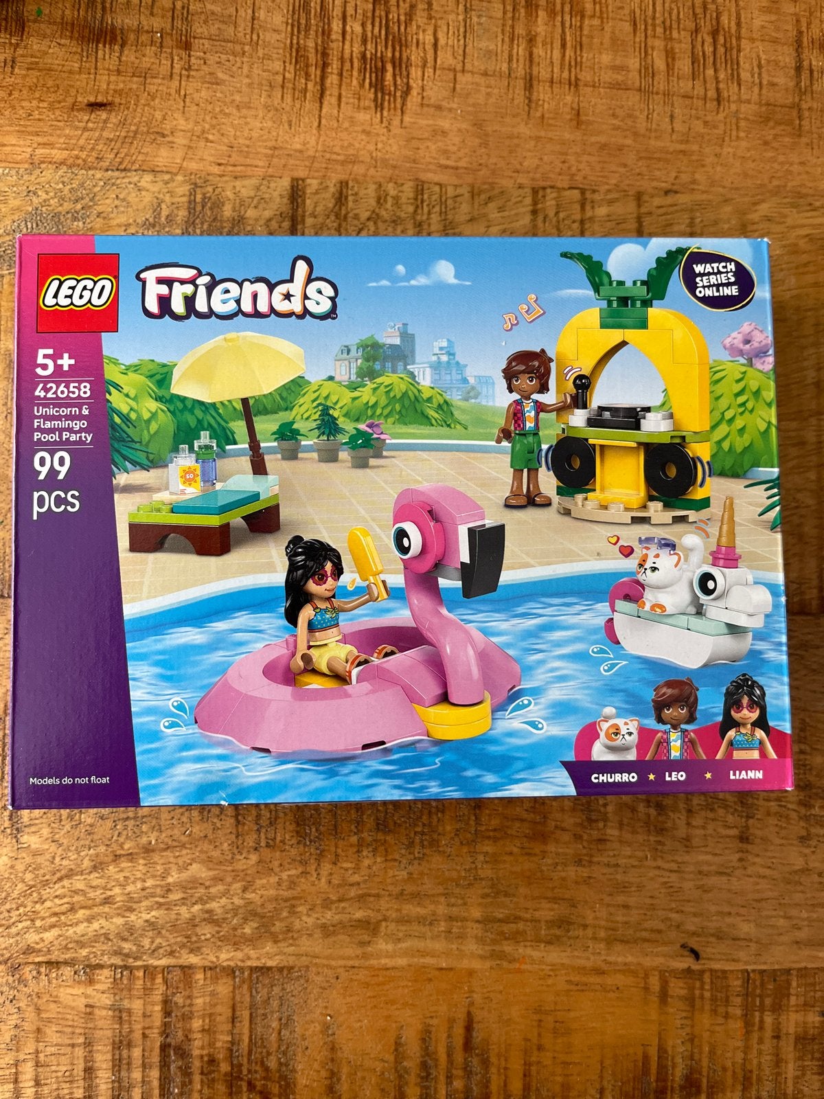 LEGO Friends 42658 Eenhoorn & Flamingo Zwembadfeest - Nieuw, Ophalen of Verzenden, Nieuw, Overige merken