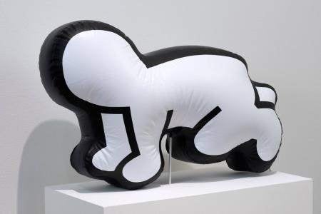 Keith Haring - Inflatable Radiant Baby, Wit, Ophalen of Verzenden, 50 cm, Pop/figuur