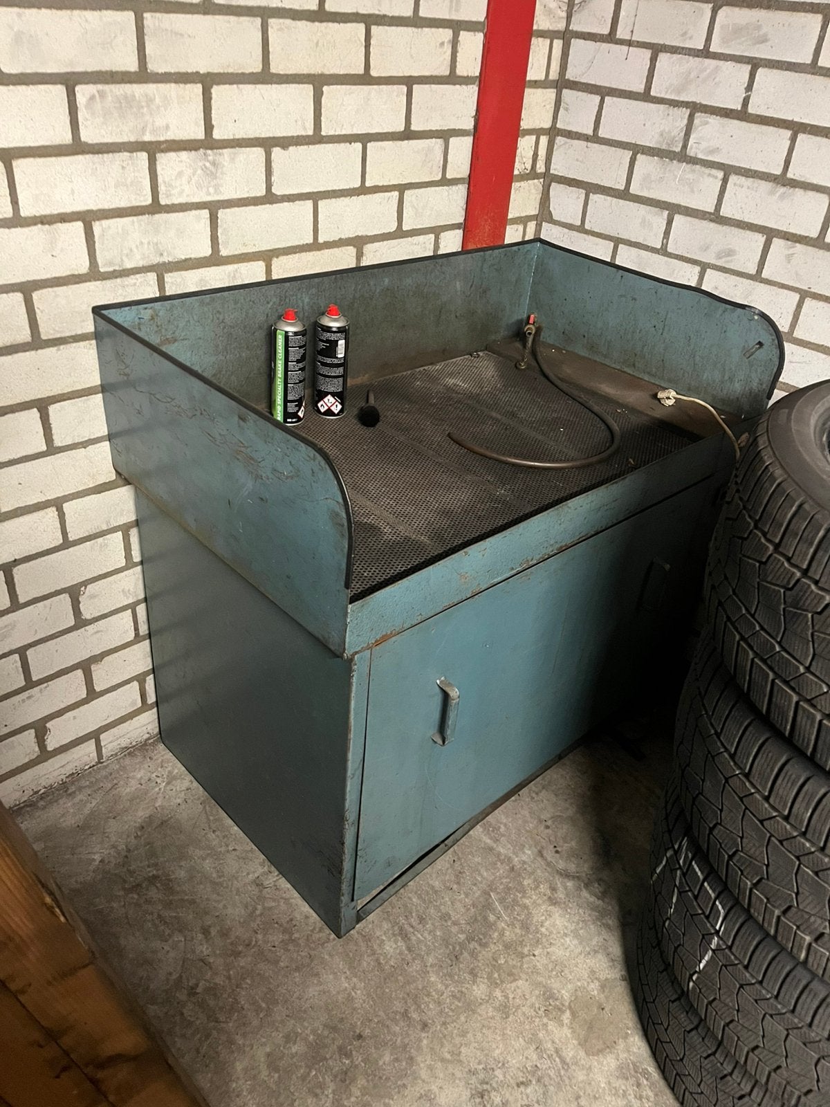 Ontvetterbak / ontvetter bak / ontvetten / reinegingsbak, Ophalen