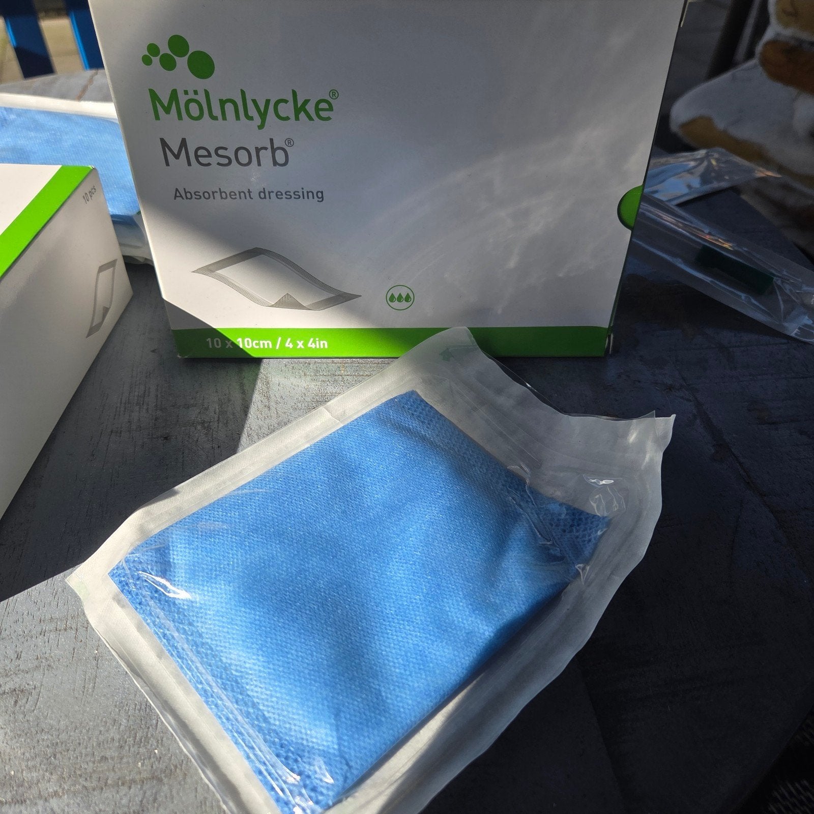 Absorberend verband 10x10 cm, Ophalen
