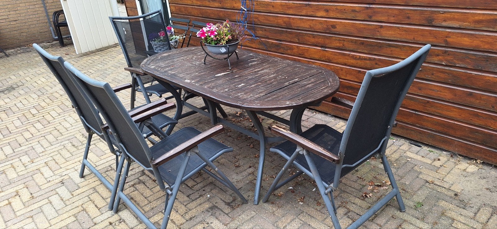 Tuinset, Ophalen, Gebruikt, 4 zitplaatsen