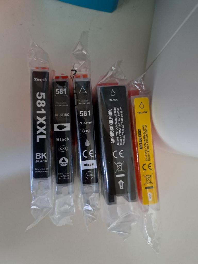Nieuw Cardridges Canon, Ophalen, Nieuw, Cartridge, Canon